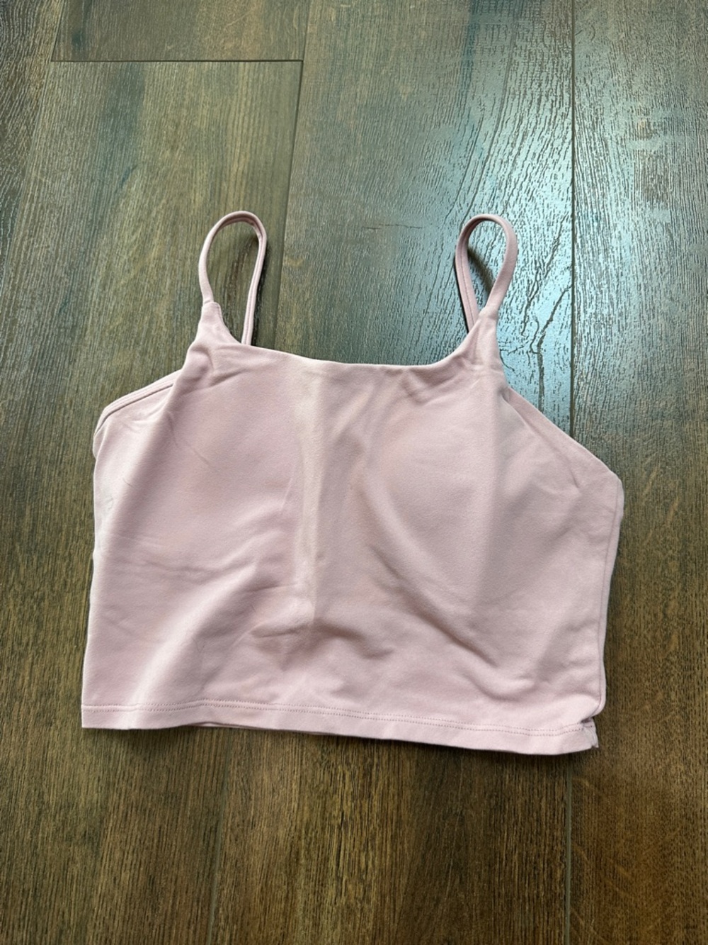 Amazon Women's Light Pink Cropped Camisole Tank Top